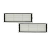 vhbw 2x Filtre HEPA avec socle compatible avec Dreame L10 Pro, Z10 Pro, W10, W10 Pro robot aspirateur - Filtre à air, 15x5x1,4 cm