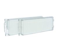 vhbw 2x Filtre HEPA avec socle compatible avec Xiaomi Mi Robot Vacuum-Mop 2 Pro White (MJST1SHW) robot aspirateur - Filtre à air