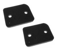 vhbw 2x filtre mousse sèche linge compatible avec Miele TEB155WP, TED455WP, TDD230WP Activefamiliy, TEJ675WP, TKB150WP, TEF655WP, TKB140WP sèche-linge noir G