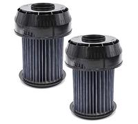 vhbw 2x Filtre à cartouche compatible avec Bosch GS-60 Ultra Automatic, PWR 180, PWR 180 CE, PWR180, PWR180CE aspirateur - Filtre plissé