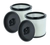 vhbw 2x filtre plissé compatible avec Einhell TE-VC 2025 SACL EX CH | 2025 SACL, 2025 SACL EX ARG aspirateur à sec/humide - noir / blanc