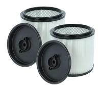 vhbw 2x filtre plissé compatible avec Einhell TE-VC 2230 SACL EX UKCA, 2230 SACL, 2230 SACL EX CH aspirateur à sec/humide - noir/blanc