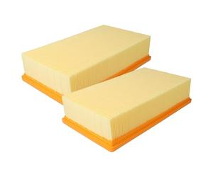 vhbw 2x filtre plissé plat compatible avec Kärcher NT4 0/1 tact te, ProNT 200, 400, Radius 28 Deluxe, Xpert NT 360, NT 362 Eco SB V1 Eco aspirateur - Élément filtrant