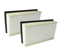 vhbw 2x filtre plissé plat compatible avec Kärcher T 30/1 Ap Te H, NT 75/1 Me Ec H Z22 aspirateur sec/humide, aspirateur - Élément filtrant