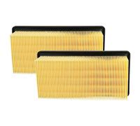 vhbw 2x filtre plissé plat compatible avec Kärcher WD 7.700, WD 7.500, WD 7.300, WD 7.200, WD 7.000, WD 7.800 aspirateur - Élément filtrant