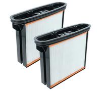 vhbw 2x filtre plissé plat H11 compatible avec Starmix iPulse H-1235 Asbest Safe Plus aspirateur sec/humide, aspirateur industriel - Élément filtrant