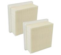 vhbw 2x filtre plissé plat L - M avec grille de protection compatible avec Flex VC 6 L MC 18.0, MC aspirateur