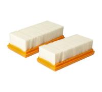 vhbw 2x filtre plissé plat remplacement pour Hitachi 338634, 66370133 pour aspirateur - Filtre de refroidissement du moteur