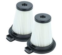 vhbw 2x filtre plissé remplacement pour Beko 874236, 9178039181, C00874236 pour aspirateur à sec/humide - noir / blanc