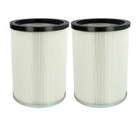 vhbw 2x filtre plissé remplacement pour Kärcher 9.770-988.0, 6.907-038.0 pour aspirateur - blanc