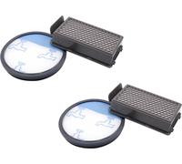 vhbw 2x filtre pré-moteur, 2x filtre d'évacuation HEPA compatible avec l'aspirateur Moulinex MO3953PA, MO3985PA, MO3969PA, MO3967PA
