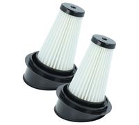 vhbw 2x filtre remplacement pour Beko C00884722, 9178013673 pour aspirateur - filtre HEPA noir / blanc
