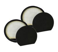 vhbw 2x Filtre remplacement pour Bosch 12022118, 6.05.06.27-0 pour aspirateur - filtre de sortie d'air, noir/blanc