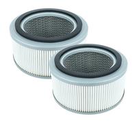 vhbw 2x filtre remplacement pour Kärcher 6.414-634.0 pour aspirateur - filtre HEPA noir / blanc / gris
