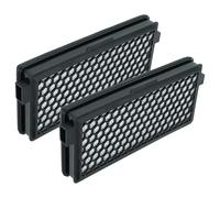 vhbw 2x filtre remplacement pour Miele SF-HA50, SF-AP50 pour aspirateur - filtre à charbon actif HEPA noir/blanc