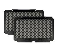 vhbw 2x filtre remplacement pour Rowenta RS-RT4109, ZR902501 pour aspirateur - filtre HEPA noir / blanc
