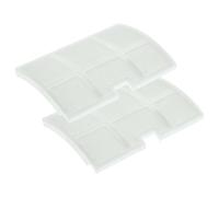 vhbw 2x Filtre remplacement pour Sebo 5143 pour aspirateur - filtre de sortie d'air, blanc