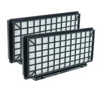 vhbw 2x filtre remplacement pour Siemens VZ 154 HFB, VZ154HFB pour aspirateur - filtre HEPA noir / blanc