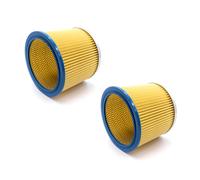 vhbw 2x Filtre rond / filtre en lamelles pour aspirateur, robot, aspirateur multifonctions Shop-Vac Super 615 S2, Super 760, Ultra 40 Blower