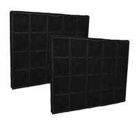 vhbw 2x Filtres à charbon actif compatible avec AEG 94205101000, DBE5670R, 94205136900, DBE5970M, DBB3651MA, DBB3951MA, DBE5670M hotte aspirante