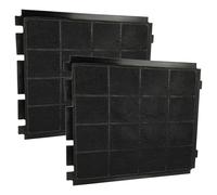 vhbw 2x Filtres à charbon actif compatible avec Airforce CONCRETE Gabrielle, F181 VILLA 875770, HLAMP021 hotte aspirante