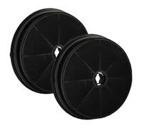 vhbw 2x Filtres à charbon actif compatible avec Beko CWB 9610 X, CWB 6610 X, CWB 6550 X, CWB 6930 X, CWB 9930 X, CWB 9550 X hotte aspirante - 19 cm