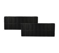 vhbw 2x Filtres à charbon actif compatible avec Bosch DHI645HAU, DHI645HX, DHI645GAU/02, DHZ3400, DHI645GAU/01 hotte aspirante - 42 x 16,8 x 3,1 cm
