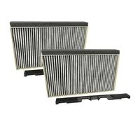 vhbw 2x Filtres à charbon actif compatible avec Bosch DIB97IM50/01, DIB97JP50/02, DIB12T151/03, DIB12T151/04, DIB91JN55, DIB97IM50 hotte aspirante