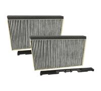 vhbw 2x Filtres à charbon actif compatible avec Bosch DIB97IM50/01, DIB97JP50/02, DIB12T151/03, DIB12T151/04, DIB91JN55, DIB97IM50 hotte aspirante