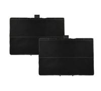 vhbw 2x Filtres à charbon actif compatible avec Bosch DWB098E50/03, DWB098E50/04, DWB09A5, DWB09D650 hotte aspirante - 31,5 x 21,5 x 2,3 cm