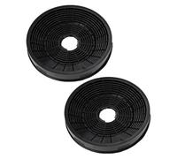 vhbw 2x Filtres à charbon actif compatible avec Bosch DWK065G20, DWK065G60, DWK095G20, DWK095G60 hotte de cuisine