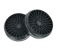vhbw 2x Filtres à charbon actif compatible avec Bosch DWP64BC60, DWP64BC50, DWP64BC50/01, DWP64BC60/01, DWP66BC50/01 hotte aspirante - 19 cm