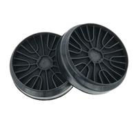 vhbw 2x Filtres à charbon actif compatible avec Bosch DWP64BC60, DWP64BC50, DWP64BC50/01, DWP64BC60/01, DWP66BC50/01 hotte aspirante - 19 cm