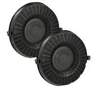 vhbw 2x Filtres à charbon actif compatible avec Candy CFT62/2N, CFT62/2W, CFT62/2X, CFT620, CFT910/2SX, CFT922W, CTF620/2W hotte aspirante