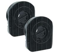 vhbw 2x Filtres à charbon actif compatible avec Climadiff ILO600CRI, ILO600BLU, WING900CRI, SMART600X, SLIM900X, ILO900X hotte aspirante