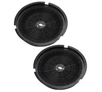 vhbw 2x Filtres à charbon actif compatible avec Domatix DHW672HX, Ferara 685 hotte de cuisine
