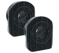 vhbw 2x Filtres à charbon actif compatible avec Electrolux EFC12011X, EFC216B, CH900K/GB, EFC12011K, CE900YELLOW, CH600K/GB, EFC216C hotte aspirante
