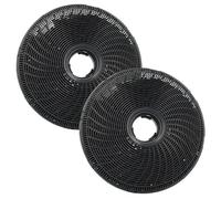 vhbw 2x Filtres à charbon actif compatible avec Electrolux LFV719TK, LFV619W, LFV619Y, LFV619K, LFV619R, LFV616Y hotte aspirante