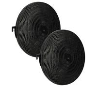 vhbw 2x Filtres à charbon actif compatible avec Faure CHM178W 94264029900 hotte aspirante - 21 cm