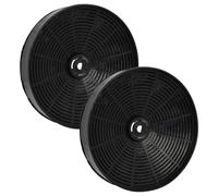vhbw 2x Filtres à charbon actif compatible avec Gorenje DHL565 - AZD 1925, DHI44.1 - AZD 1925, DHI61 - AZD 1925 hotte aspirante - 17,3 cm