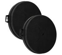 vhbw 2x Filtres à charbon actif compatible avec Hanseatic SY-103D1-E3-C25-900, SY-3388C2-P-C-900, SY-3503A-P-C-600 hotte aspirante - 21 cm