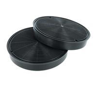 vhbw 2x Filtres à charbon actif compatible avec Hotpoint-Ariston HE 90 SM (IX), HE 90 RF (AN), HM12, HI 9 IX, HI 9 (BK), HR12, HM9 hotte aspirante