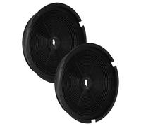vhbw 2x Filtres à charbon actif compatible avec Hotpoint Ariston SL 60 T, SL 60 TX, SL 6IX, HR 90 TIX, SL 50 T, SL 50 TX hotte aspirante - 19 cm