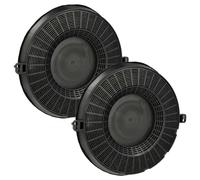 vhbw 2x Filtres à charbon actif compatible avec Hotpoint HSLMO 66F LS X - 869991552480, SL 16 (BK)/HA - F050123 hotte aspirante