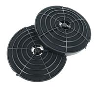 vhbw 2x Filtres à charbon actif compatible avec Ikea 002.446.25, 102.447.19, 105.217.35, 00244625, 00368809, 003.688.09 hotte aspirante - 17,8 cm