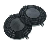 vhbw 2x Filtres à charbon actif compatible avec Ikea 103.046.09HDUD1150SHOTTEIK, 103.221.56, 201.516.15HDL40W hotte aspirante - 25,5 cm