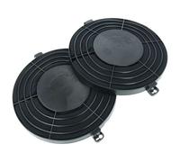 vhbw 2x Filtres à charbon actif compatible avec Ikea Lagan 203.889.67, PRF0145884, UDDEN, PRF0145885 hotte aspirante - 25,5 cm