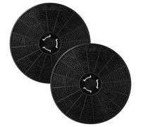 vhbw 2x Filtres à charbon actif compatible avec Klarstein Limelight 10041133, 10041227, 10041228 hotte aspirante - 16 cm
