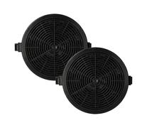vhbw 2x Filtres à charbon actif compatible avec Klarstein Sofia 60 (10034259), 90 (10034261) hotte aspirante - 11,2 cm