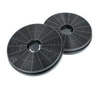 vhbw 2x Filtres à charbon actif compatible avec Klarstein Victoria, DeLorean hotte aspirante - 17,5 cm